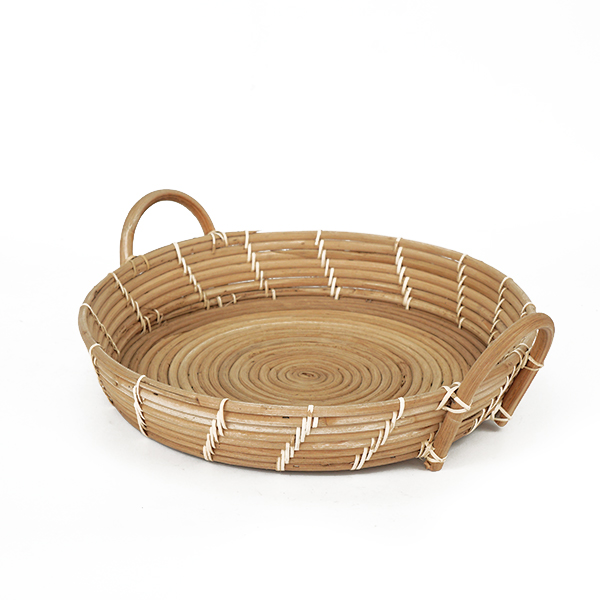 Handmade Woven Rattan Storage Tray ST212243